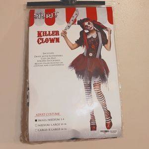 Killer Clown Women's Costume Dress